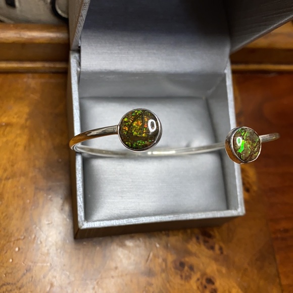 Ammolite Fossil Bracelet - Picture 2 of 4